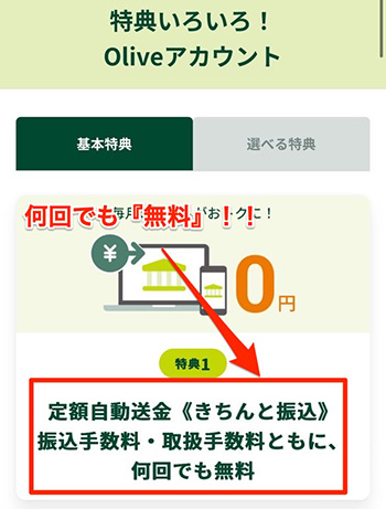Oliveに切り替えるメリット①他銀行への振込手数料が無制限で無料