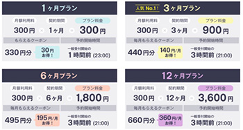 akippaバリュープラスプランに入会で最大660円OFF【終了時期未定】