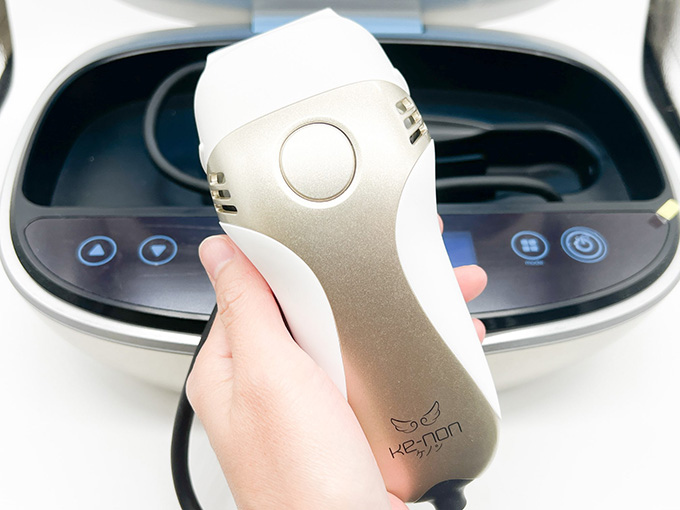 実際にケノンを使ってみて感じたメリット②｜本体が持ちやすい