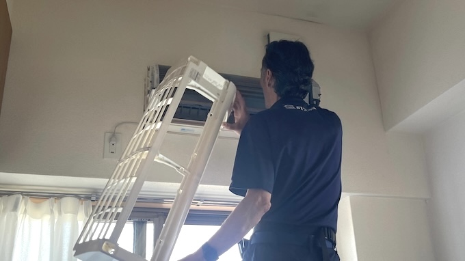 おそうじ本舗で実際にエアコンクリーニング！④