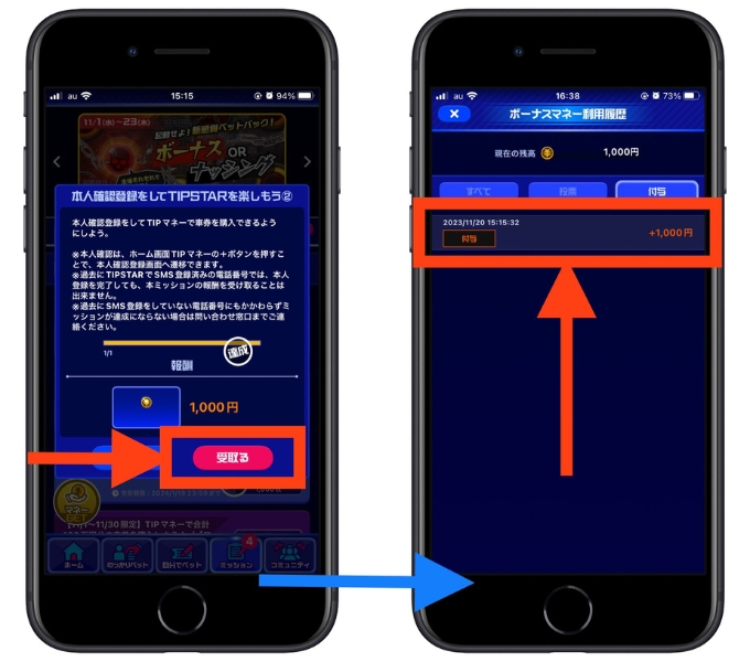 ティップスター招待コード16