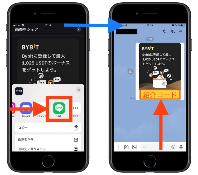Bybit紹介コード友達紹介3