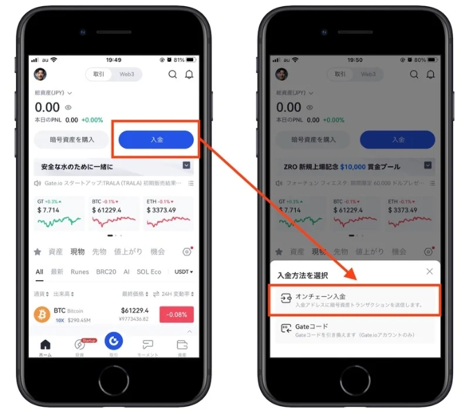 Gateio紹介コード口座開設ゲート21