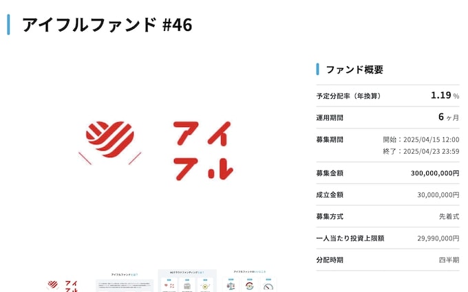 AGクラウドファンディング｜アイフルファンド #46