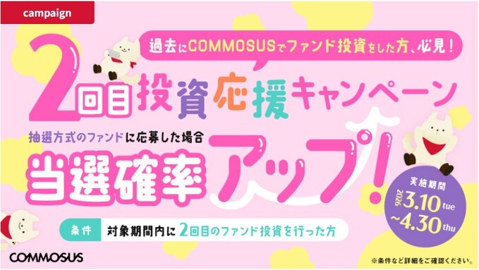 260404_2回目投資応援キャンペーン：COMMOSUS 