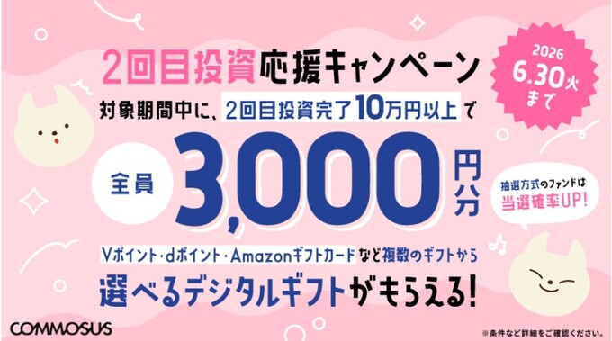 260604_2回目投資応援キャンペーン：COMMOSUS 