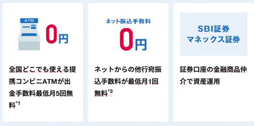 SBI新生銀行がおすすめな理由